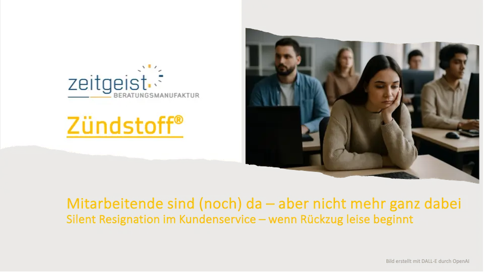 Titelgrafik zum Blogbeitrag Silent Resignation
