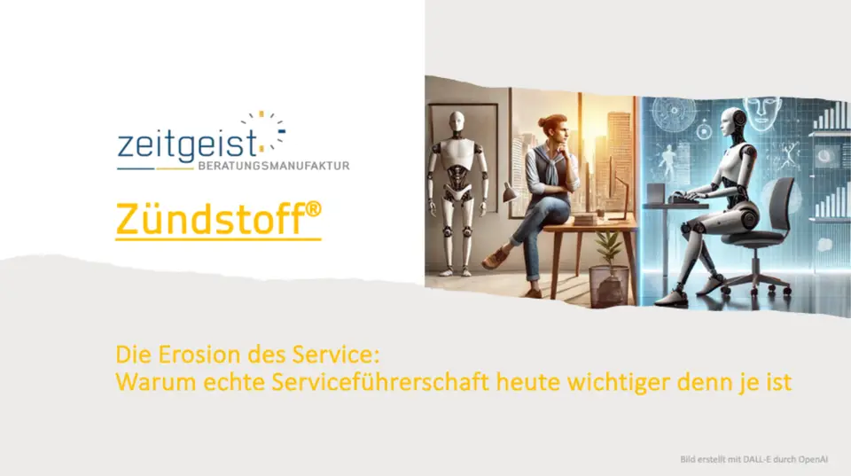 Titelgrafik zum Blogbeitrag Erosion des Service